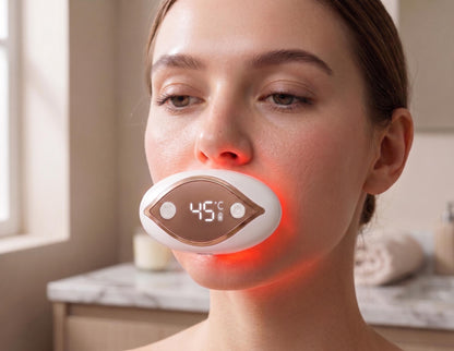 LUMÉA GlowLip™ — 2-in-1 Red Light Lip Plumper & Anti-Aging Device | LED Therapy + Heat + Suction