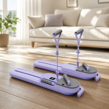 AvelaFit Portable Pilates Reformer Board – Full-Body Home Workout System